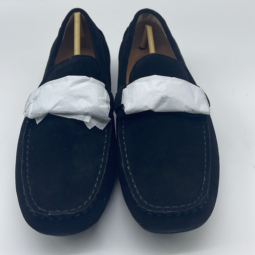 Alfani Womens James Leather Square Toe Loafers, Black 8/.5 w - Picture 3 of 16